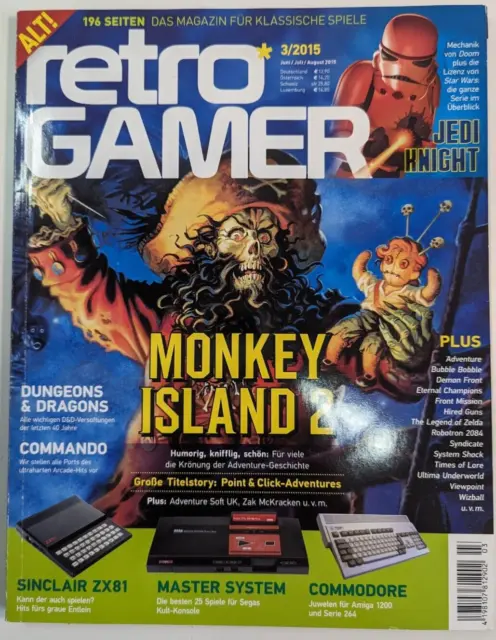 Retro Gamer Magazin - Das Magazin für klassische Spiele | Ausgabe 3/2015