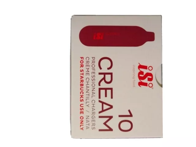ISI Starbucks Cream Chargers Whipped Cream For Starbucks (360 chargers)