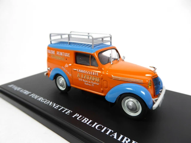 Utilitaire Renault Juvaquatre fourgonnette - 1/43 Voiture Camion Miniature UTR36