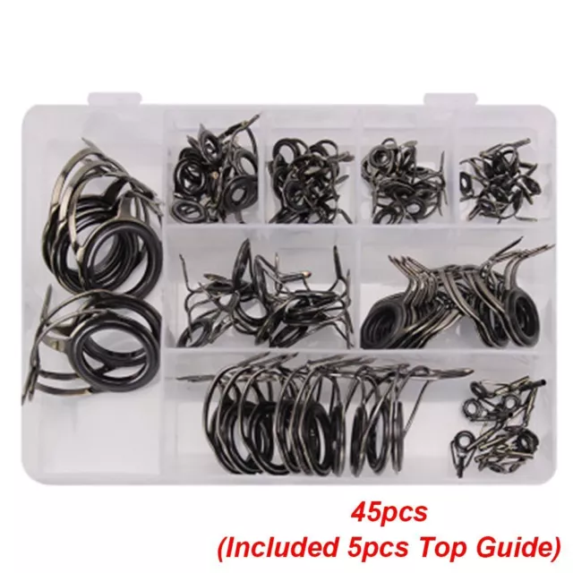 STAINLESS STEEL FISHING Rod Repair Kit with Various Specifications 11pcs  $14.24 - PicClick AU