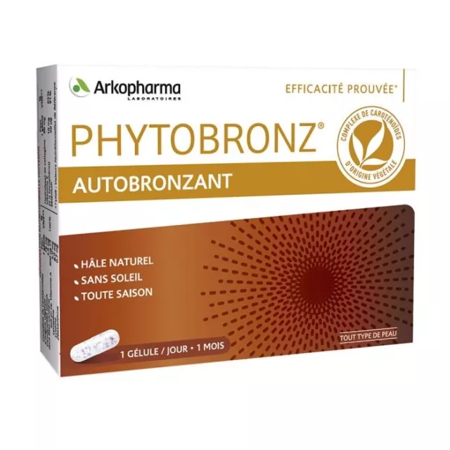 Phytobronz Autobronzant Arkopharma 30 jours