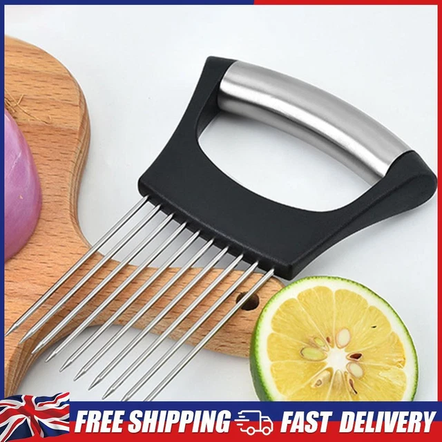 ONION SLICE HOLDER Onion Pin Slicer Kitchen Chopper Slicing Tool