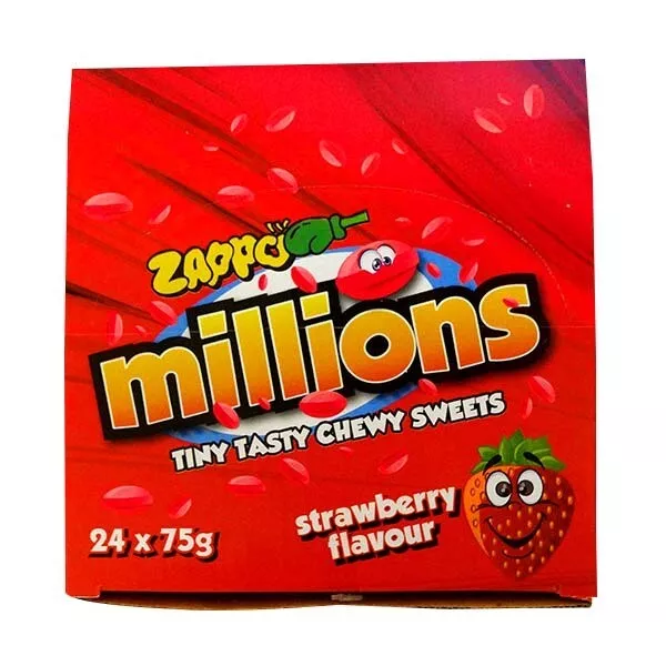 Zappo Millions - Strawberry (24 x 75g)