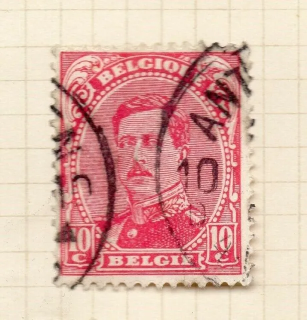 Belgium 1915 Early Issue Fine Used 10c. NW-184324
