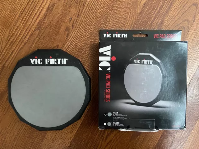 Vic Firth 6" Single sided Practice Pad In Box