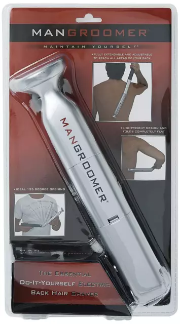 MANGROOMER Do-It-Yourself Electric Back Hair Shaver 101-6 2