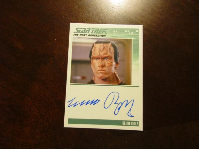 Star Trek The Next Generation Archives & Inscriptions MARCO RODRIGUEZ Autograph