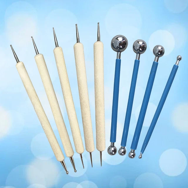 Kit 15 Strumenti Per Decorazione Torte E Biscotti - Pennelli E Modellatori In Plastica Per Pasta Di Zucchero, Fondant, Marzapane - 2