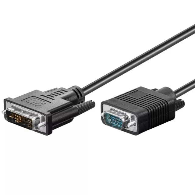 S-VGA auf DVI TFT HD Kabel Monitorkabel Adapter zum Verbinden von PC mit Monitor