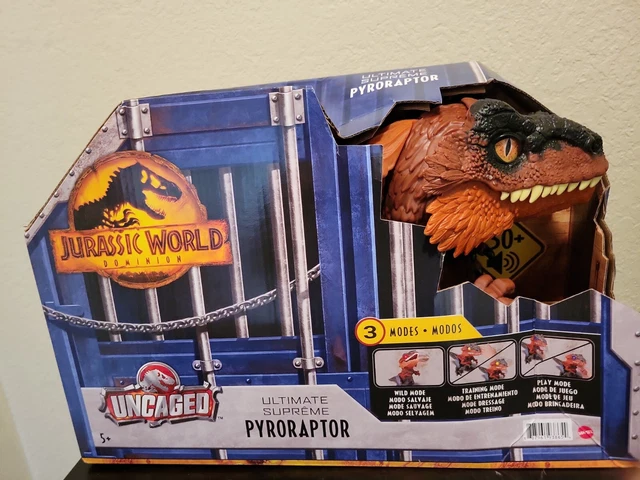 JURASSIC WORLD DOMINION Uncaged Ultimate Supreme Pyroraptor Mattel 50 ...