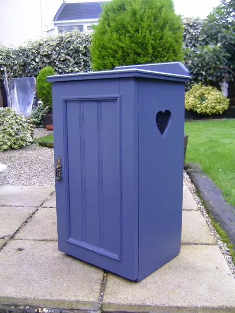 Wooden heart side cabinet / cupboard