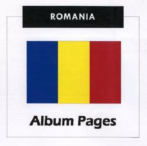 Romania - CD-Rom Stamp Album 1858-2022 Album Pages Classic Stamps Illustrated