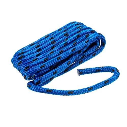 Dock Rope for Boating - Double-Braid MFP Dock Line, ⅜-Inch x 15 Feet