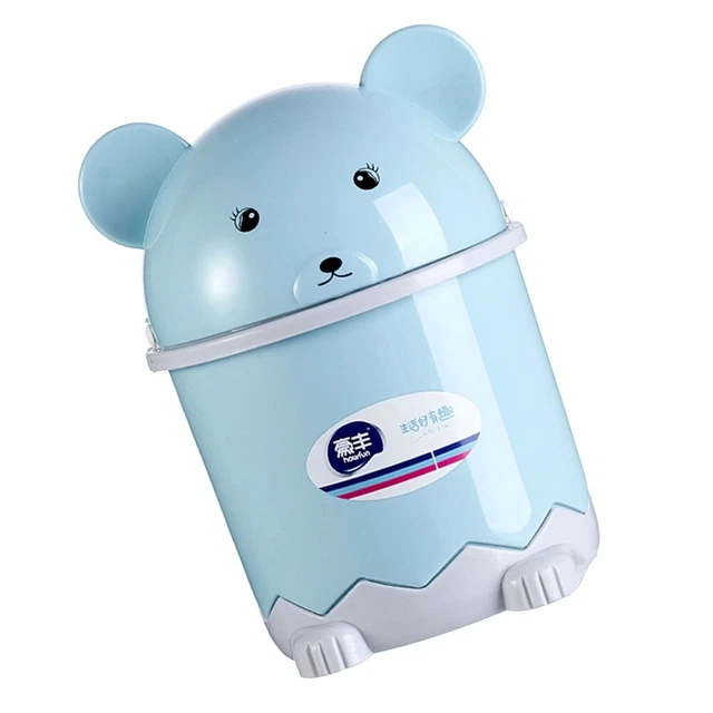 POUBELLE OURS POUBELLES De Dessin Animé Portative Mini-déchets Bureau EUR 15,89 - FR