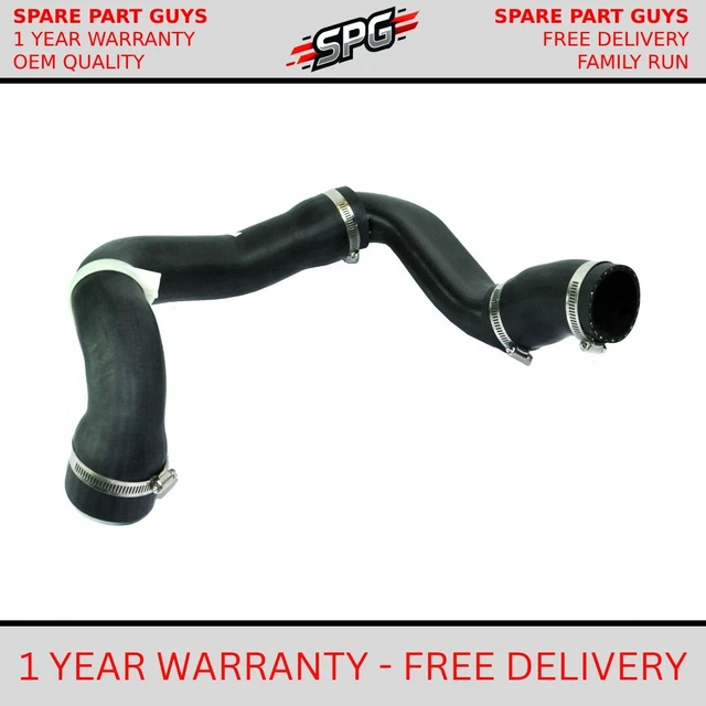 Intercooler To Manifold Pipe Hose For Land Rover Freelander 2 2.2 TD4 – Replaces LR000927, LR002589 – Aftermarket, Matte Black