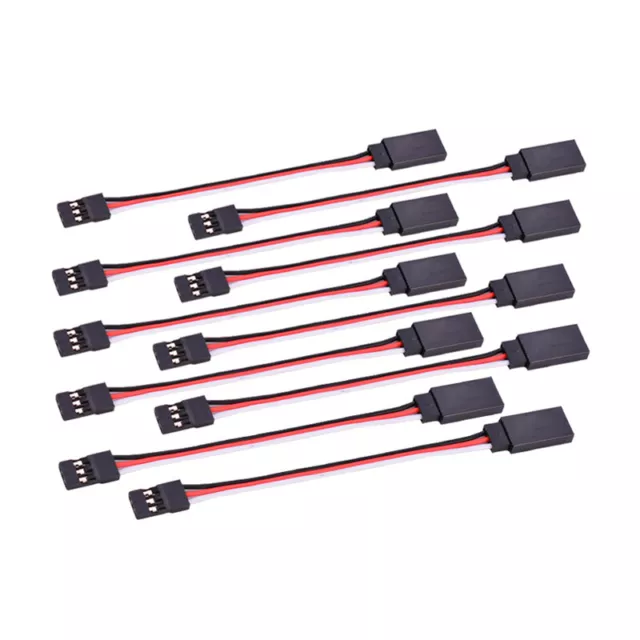 10X RC Servo Extension Lead Wire Cable For RC Futaba JR Male to Female Connector