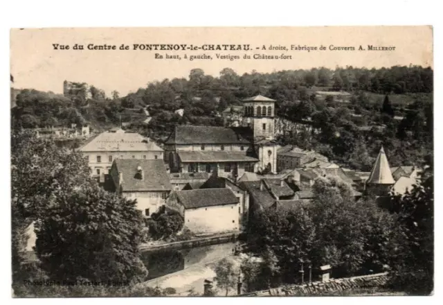 Cpa / 88 Vosges / Fontenoy-Le-Chateau Fabrique A. Millerot Chateau