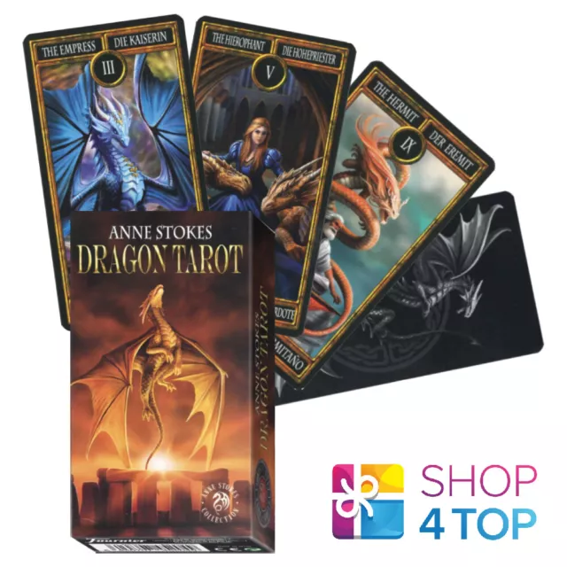 Anne Stokes Dragon Tarot Karten Deck Fournier Original Card Esoteric Telling Neu