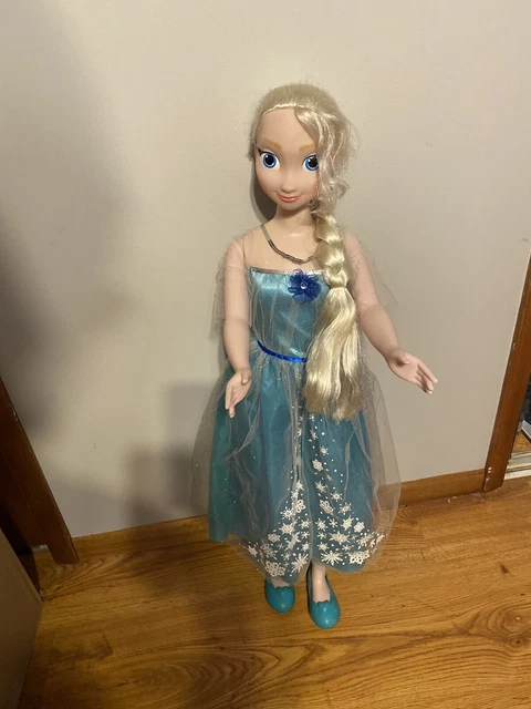 Disney Princess My Size Elsa 38 Life Size Frozen Doll 3 Feet Tall Jakks Pacific 7000 Picclick