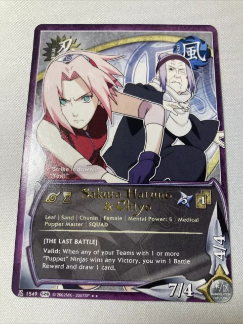 Sakura Haruno Naruto TCG Alternate Art Alt PROMO N-US004 Determination CCG  Card