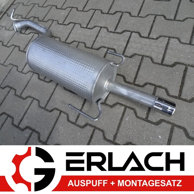 Silencieux Arrière D'échappement Pour Renault Safrane II (1996-2002) - Acier Aluminié, Homologué !