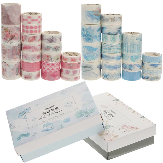 Juego de cinta washi de papel japonés hágalo usted mismo cintas washi pinturas decorativas decoración