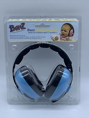 Banz mini tapón para oídos protección auditiva niños tres meses más azul