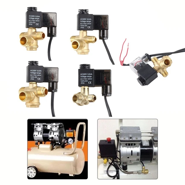 Électrovanne / Clapet Anti-Retour Haute Performance Pour Pompe à Air - Neuf - Aluminium