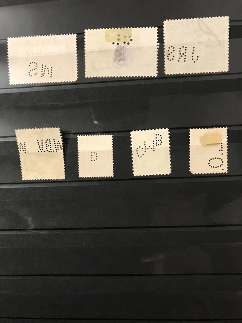 timbres perforés perfins   A voir !!!