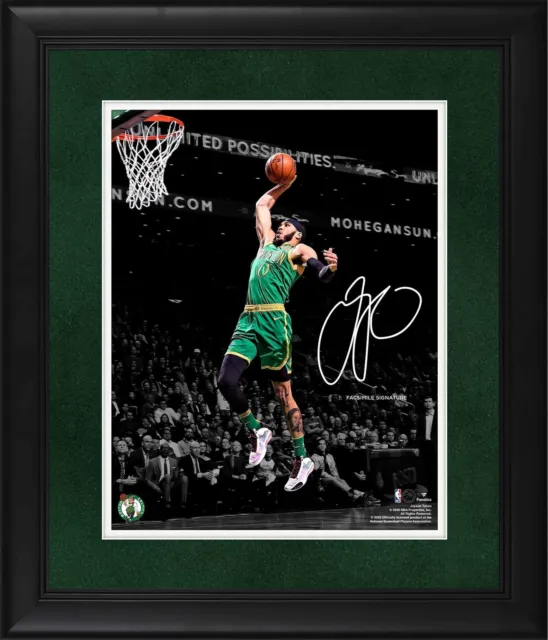 Autographed Jayson Tatum Celtics 11x14 Art