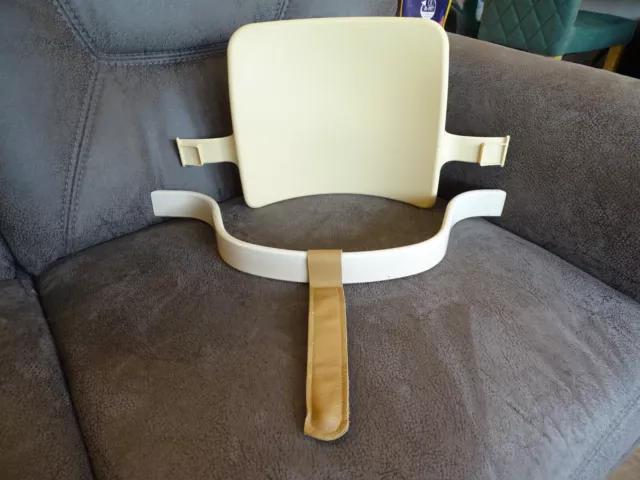 Stokke Tripp Trapp Bügel Holz Leder Hochstuhl Sitzverkleiner mit Lehne