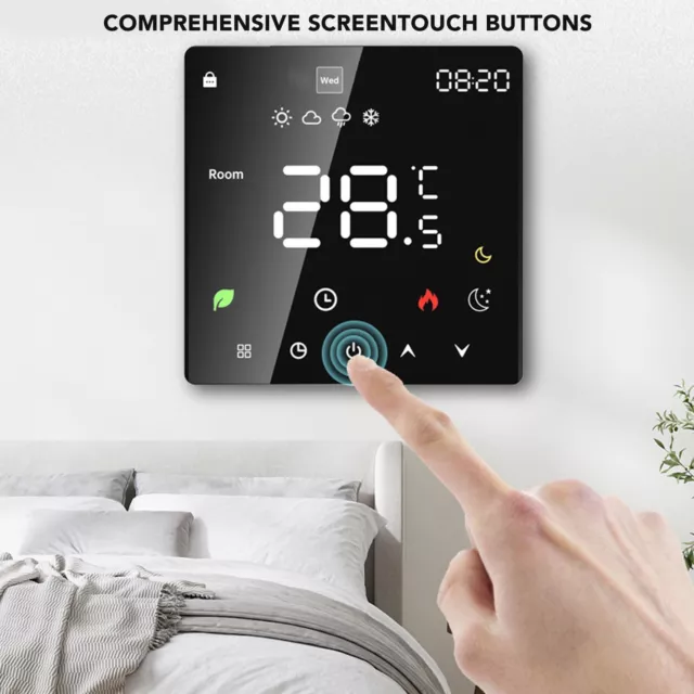 (WiFi) Thermostat Intelligent Thermostat Programmable Niveau IP20
