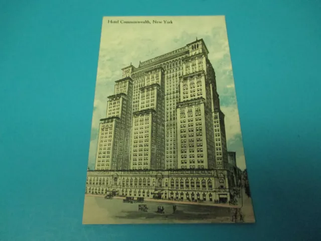 Hotel Commonwealth New York Unused Vintage Color Postcard PC23
