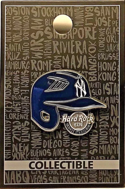 Hard Rock Cafe Yankee Stadium New York Yankees Baseball Helmet Pin New LE 97542