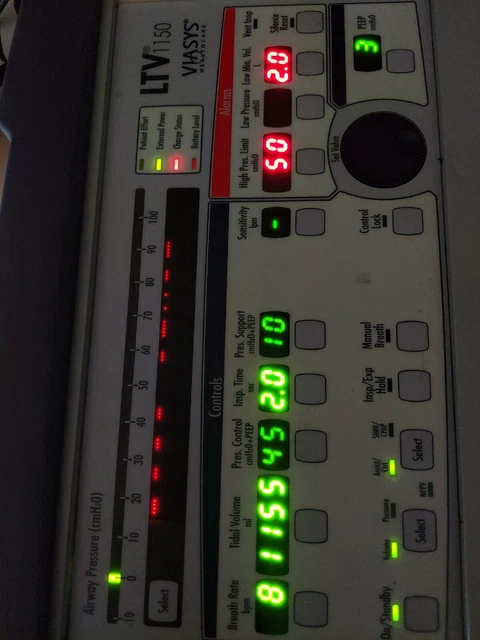 3 used CareFusion LTV 1150 Medical Ventilator -parts only