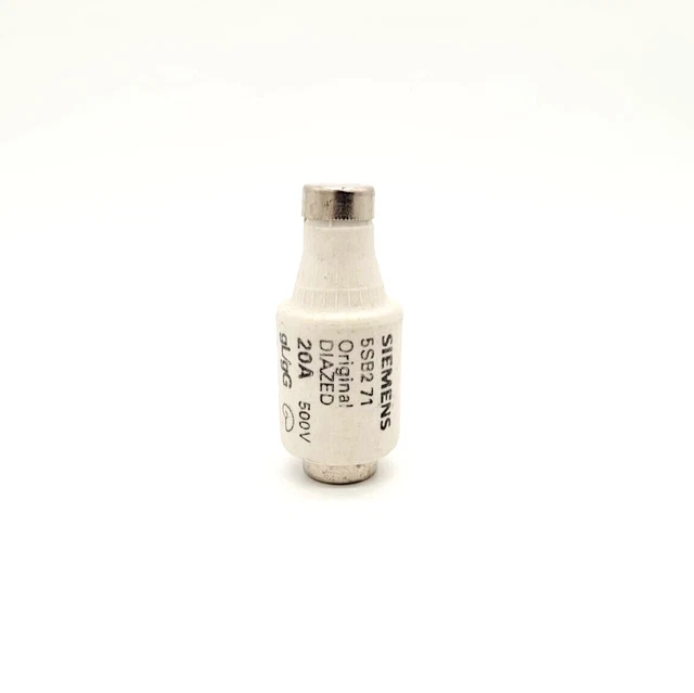 Siemens 5SB271 DIAZED Fuse Insert 500V Size DII, E27, 20A
