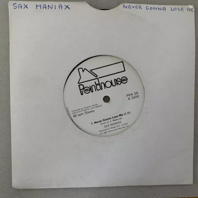 Sax Maniax - Never Gonna Lose Me 7” Vinyl Ska