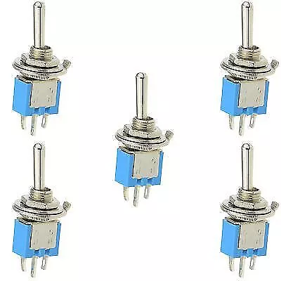 5 x On/On Sub Miniature Small Mini Toggle Switch SPDT