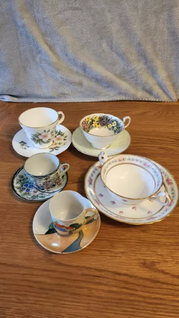 X5 Mixed Tea Cup Job Lot - Comes as Seen