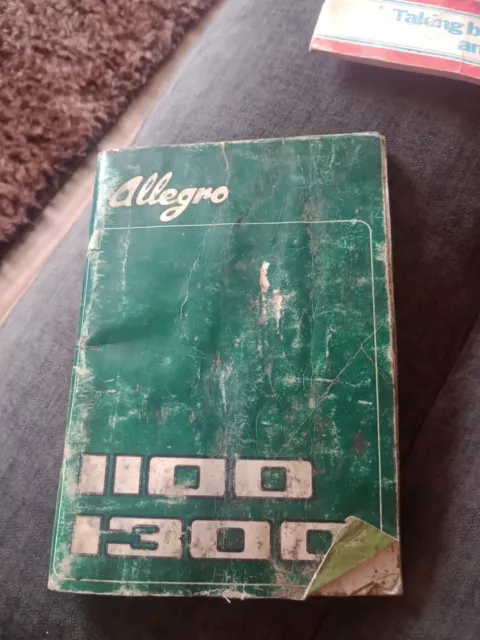 Austin Allegro Series 1 1100 & 1300 1973-75 Original Owner's Handbook AKD 8339