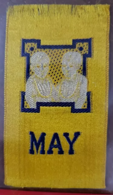 1910-15 May Zodiac Woven Silk - SC12 Canadian Miscellany Imperial Tobacco