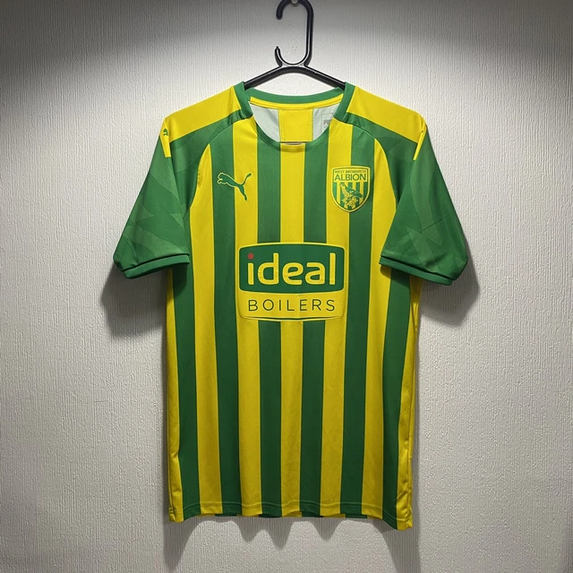 West Bromwich Albion Away Fußball Shirt 2019-20 klein gelb grün WBA Puma