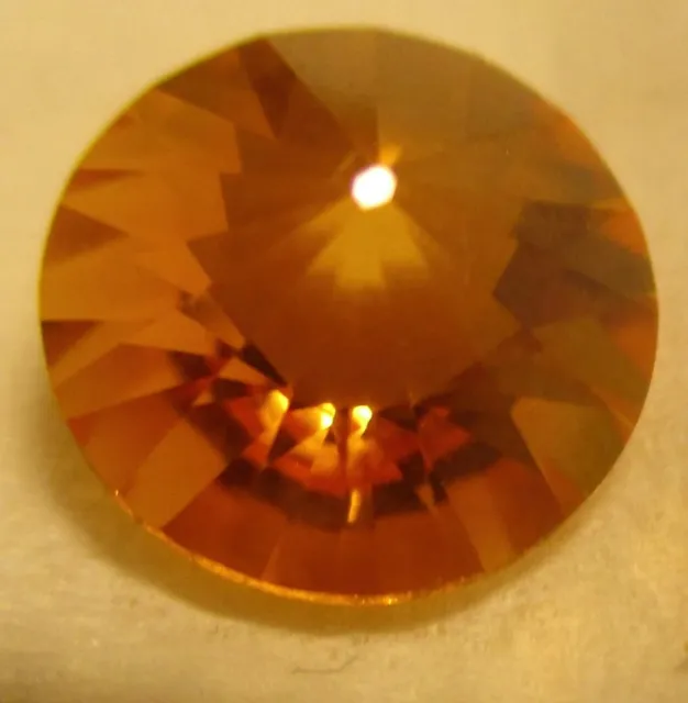 1 synthetische Steine 5,0 mm,  Gelb Sappire, Radiant , Corundum, Korund,  - #22
