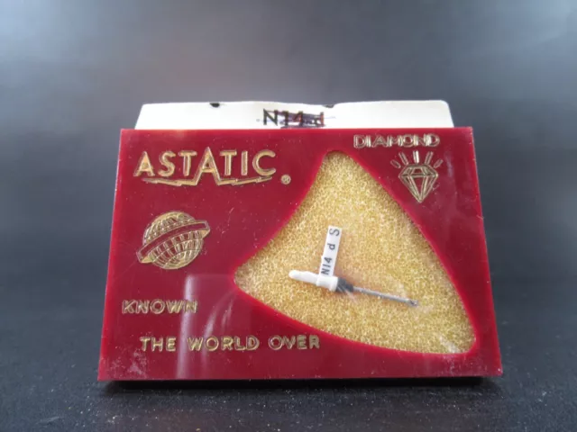 ASTATIC Diamond Phonograph Needle N14-d, Stereo -- LP, WURLITZER 135116 New (HB)