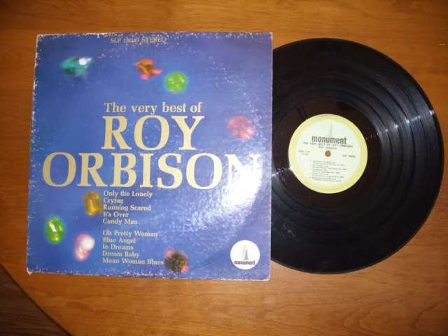 The Very Best of Roy Orbison LP Vinyl Monument Records SLP18045 1966