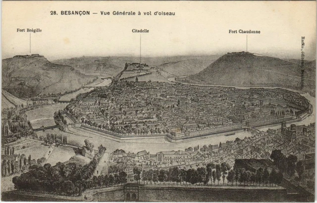 CPA Besancon vue generale FRANCE (1098862)
