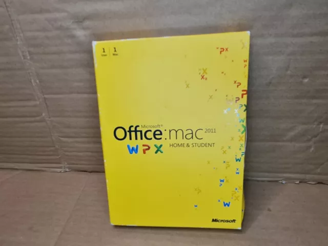 Microsoft Office for Mac 2011 - Home and Student (1 User, 1 Mac)