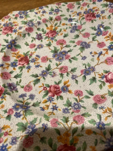 Royal Winton Grimwades 'Old Cottage Chintz' Ascot Square 7.75” Salad Plate EC 2