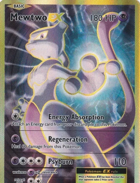 Mewtwo Full Art Ex Xy Evolutions Pokemon 2016 Mint 103/108