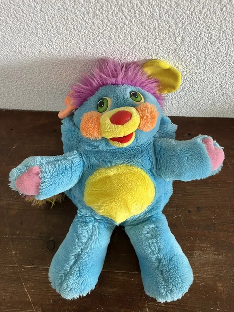 POPPLES vert PUTTER Delplay Mattel peluche vintage années 80